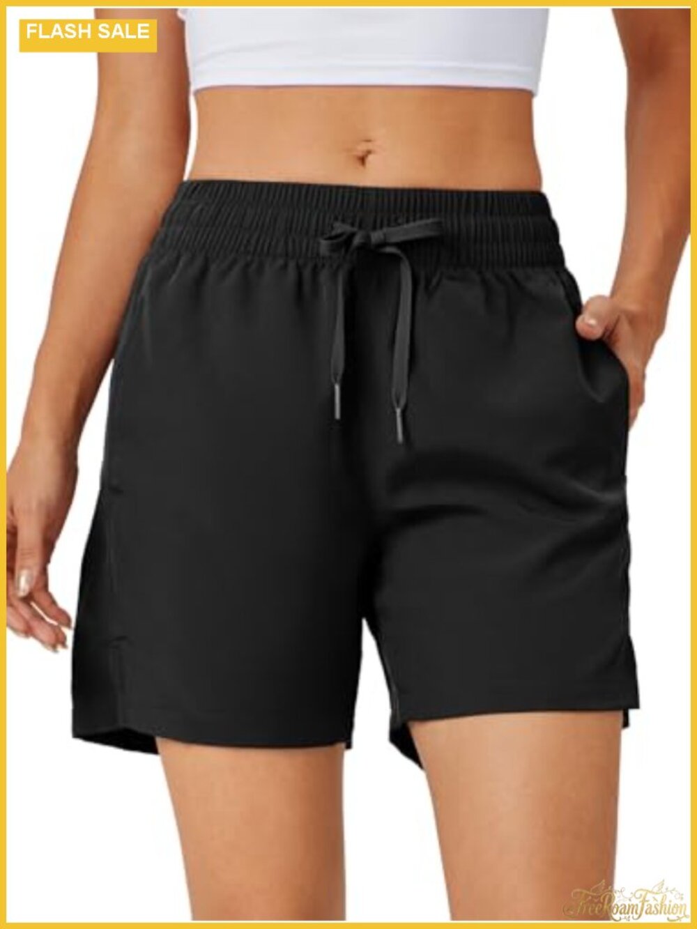 Women's 5" Athletic Shorts Quick Dry Lightweight Running Shorts with Pockets